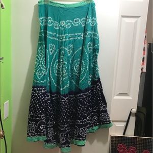 Indian gypsy skirt